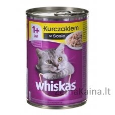 WHISKAS SUAUGUSIŲJŲ VIŠTIENA - SKARDINĖ 400G