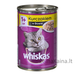 WHISKAS SUAUGUSIŲJŲ VIŠTIENA - SKARDINĖ 400G