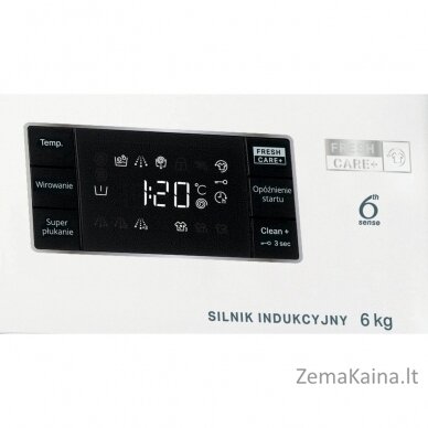 Whirlpool FFB 6238 W PL skalbimo mašina Laisvai stovintis Pakraunama per priekį 6 kg 1200 RPM Balta 3