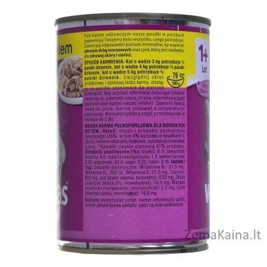 WHISKAS SUAUGUSIŲJŲ VIŠTIENA - SKARDINĖ 400G 1