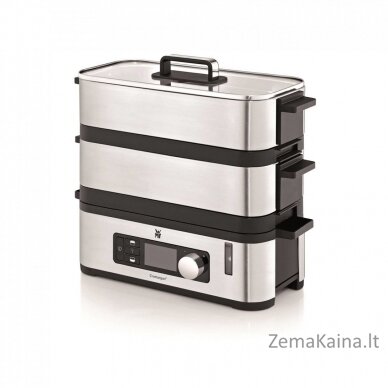 WMF KITCHENminis 0415090011 garų puodas 2 krepšys(iai / ių) Stalviršis 900 W Juoda, Nerūdijančiojo plieno