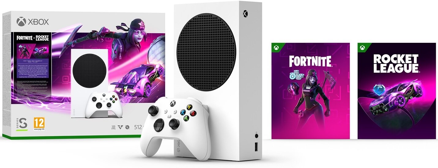 Xbox Series S 512gb Ssd Fortnite I Rocket League Zemakaina Lt