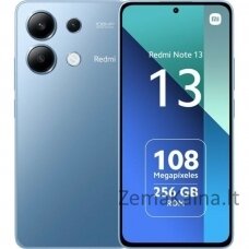 Xiaomi Redmi Note 13 16,9 cm (6.67") Hibridinis lizdas dviem SIM kortelėms Android 12 4G C tipo USB 8 GB 256 GB 5000 mAh Mėlyna