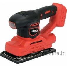 Yato šlifuoklis YATO OSCILLATION SANDER 18V ​​90x187mm BE Akumuliatoriaus IR Įkroviklio