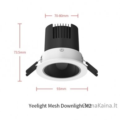 Yeelight Mesh Downlight M2 LED lubų šviestuvas 4