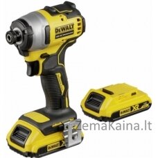 Akumuliatorinis smūginis veržliasūkis Dewalt DCF809D2T18V 2 x 2 Ah