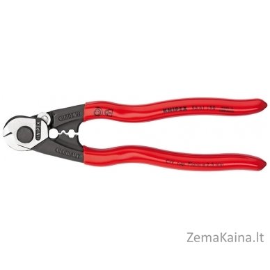 Žnyplės kabeliams ir trosui Ø 6 mm, 10 mm², spyruoklė, Knipex